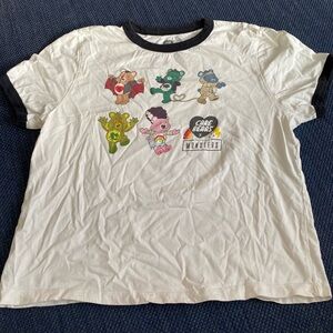 Care Bears Women’s T-Shirt - White with Black Trim